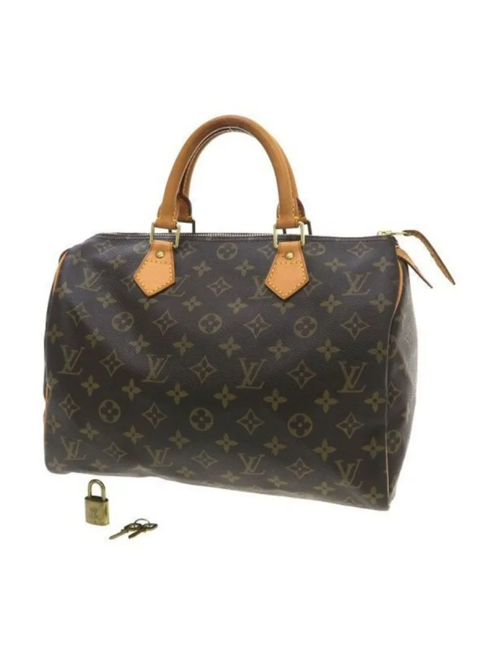Louis Vuitton Monogram Speedy 30 Vintage Handbag